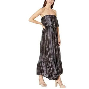 Free People Women's Summer Vibes Strapless Jumpsuit Black